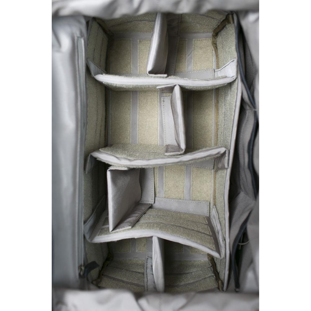 Kelly Moore Bag Jude 2.0 Gray Canvas Bag with Black Leather Accents