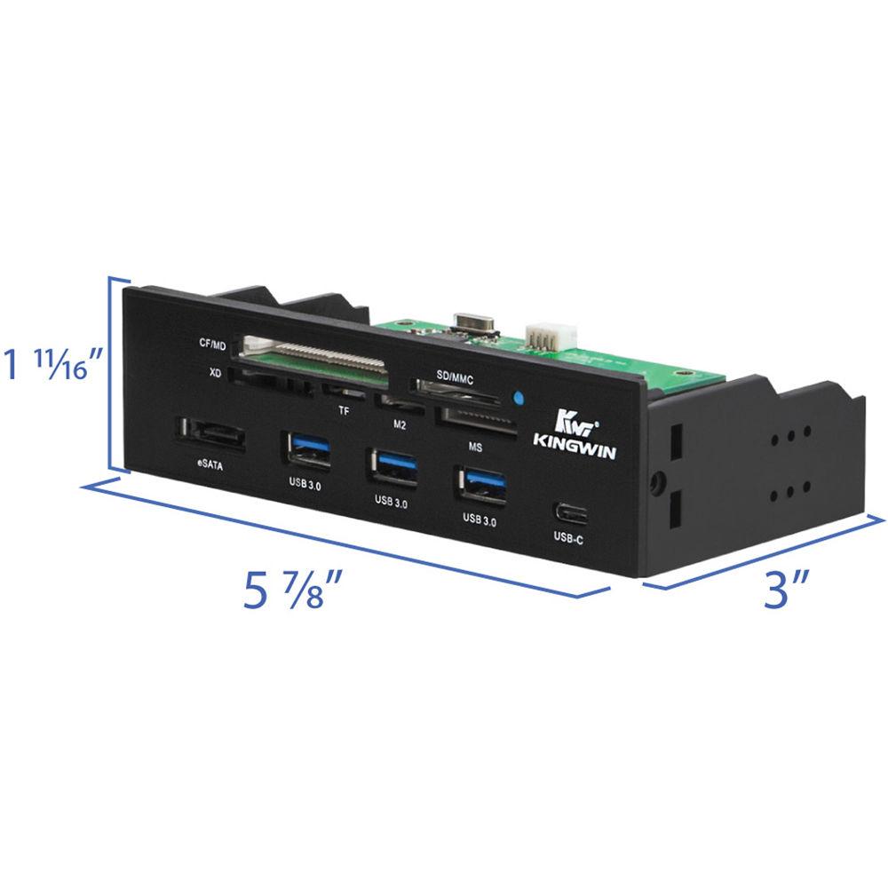 Kingwin USB 3.0 Hub with Card Reader