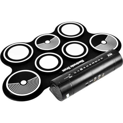 Pyle Pro PYPTEDRL12 Roll-Up Electronic Drum Kit