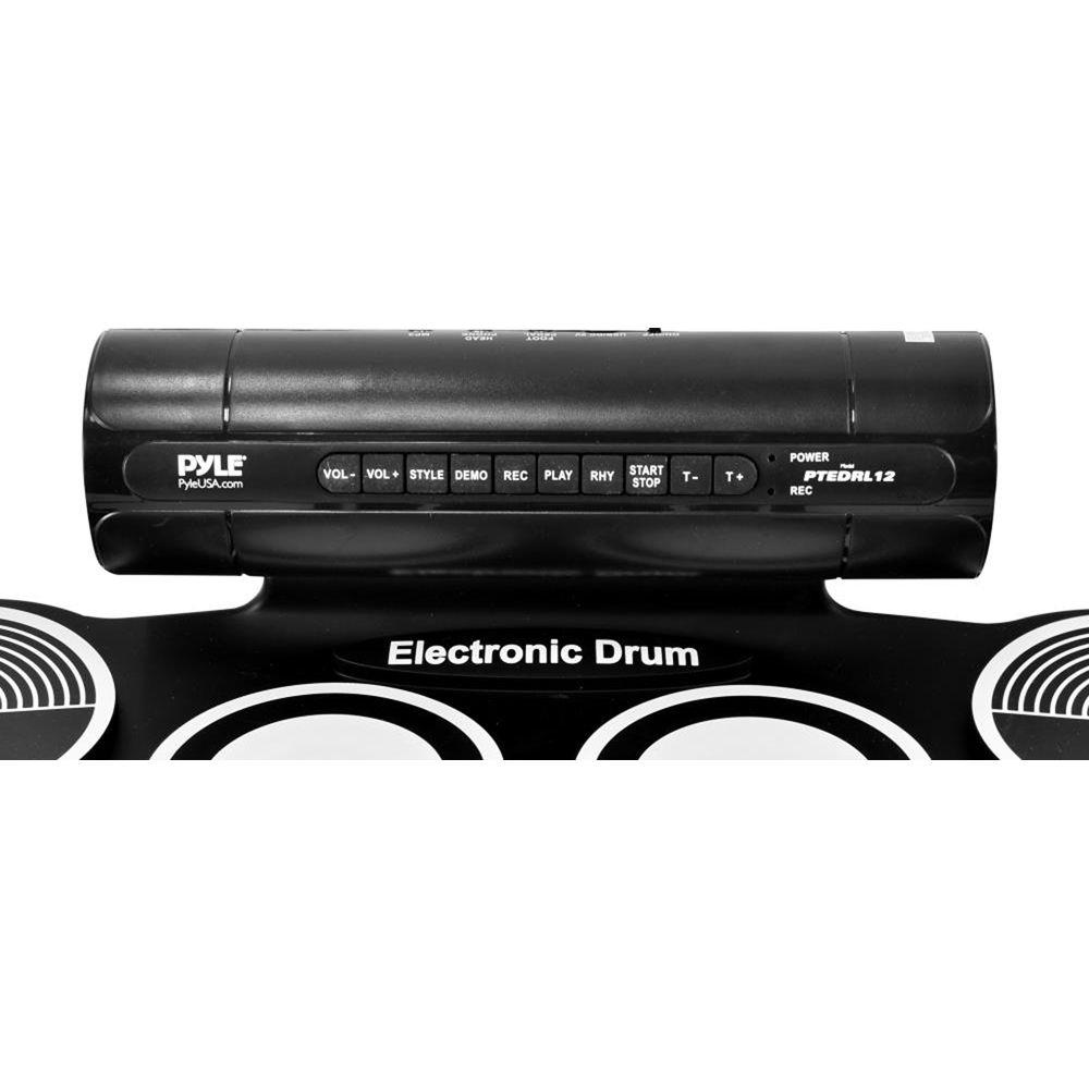 Pyle Pro PYPTEDRL12 Roll-Up Electronic Drum Kit