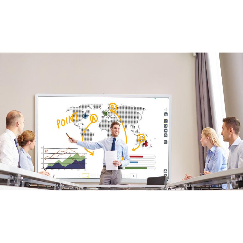 Ricoh D8400 84" Interactive Touchscreen Whiteboard for Business