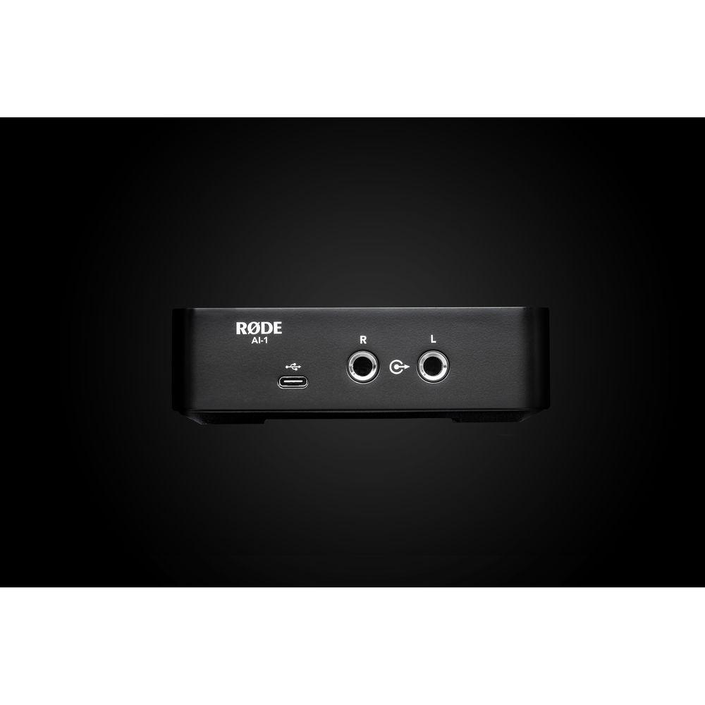 Rode Complete Studio Kit with AI-1 Audio Interface, NT1 Microphone, SMR Shockmount, and Cables