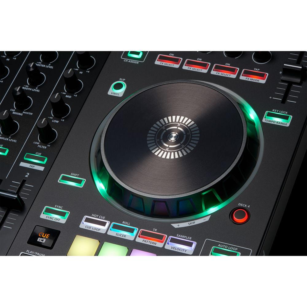 Roland DJ-505 2-Channel, 4-Deck DJ Controller for Serato DJ