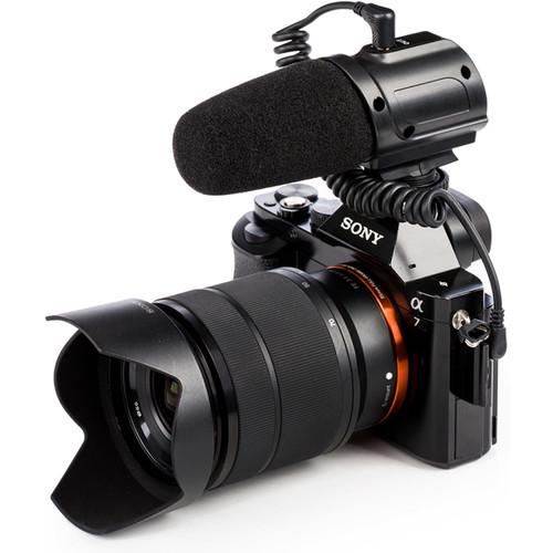 Saramonic SR-PMIC3 3-Capsule Recording Microphone with Integrated Shockmount for DSLR Cameras Camcorders