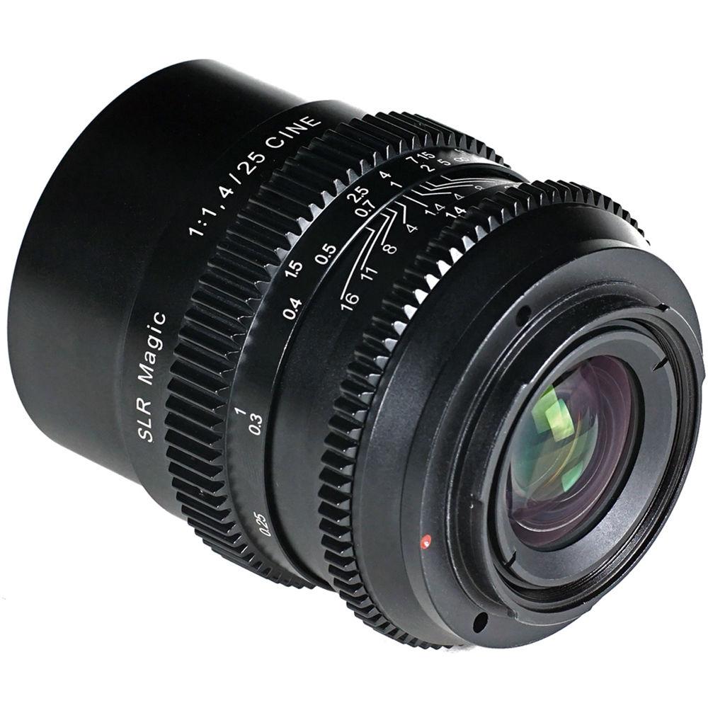 SLR Magic Cine 25mm f 1.4 Lens and Variable ND Filter Kit