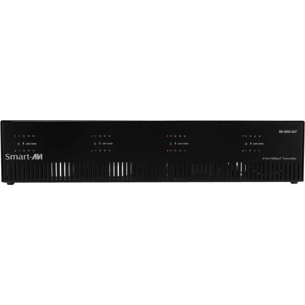 Smart-AVI 8-Port Rackmount HDBaseT HDMI RS232 IR Extender Transmitter over Cat5e 6
