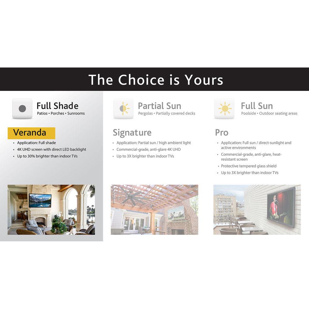 SunBriteTV Veranda 75" Class UHD Outdoor LED TV