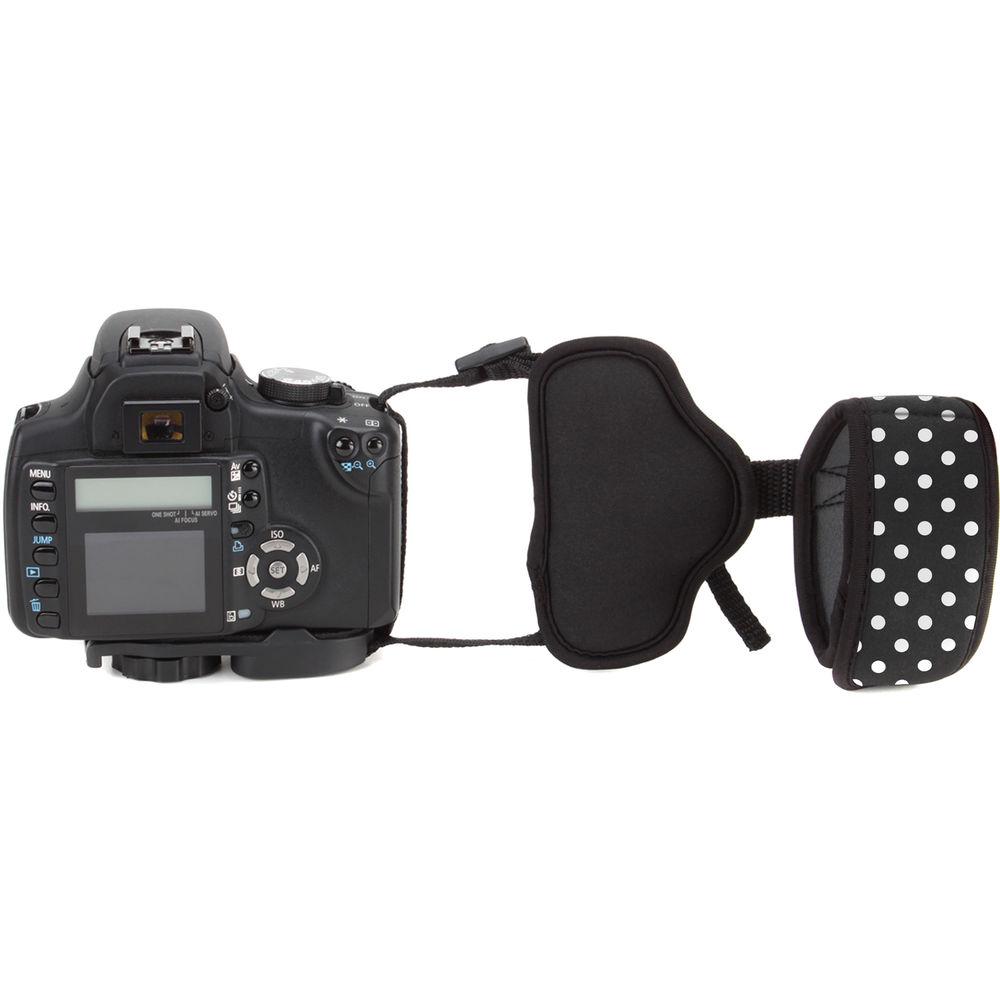 USA GEAR DSLR Camera Hand Grip Strap with Metal Plate