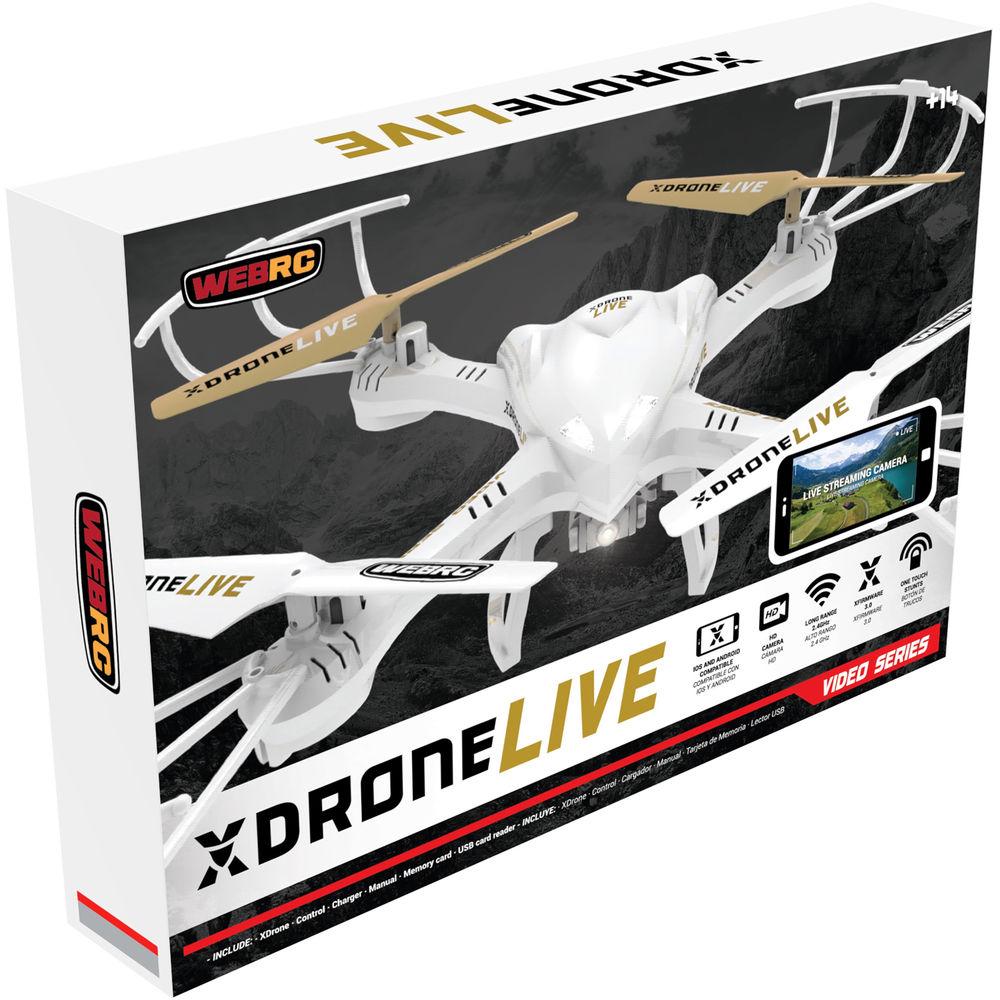 XDrone Live Drone with 0.3MP Wi-Fi Camera & 6-Axis Gyroscope