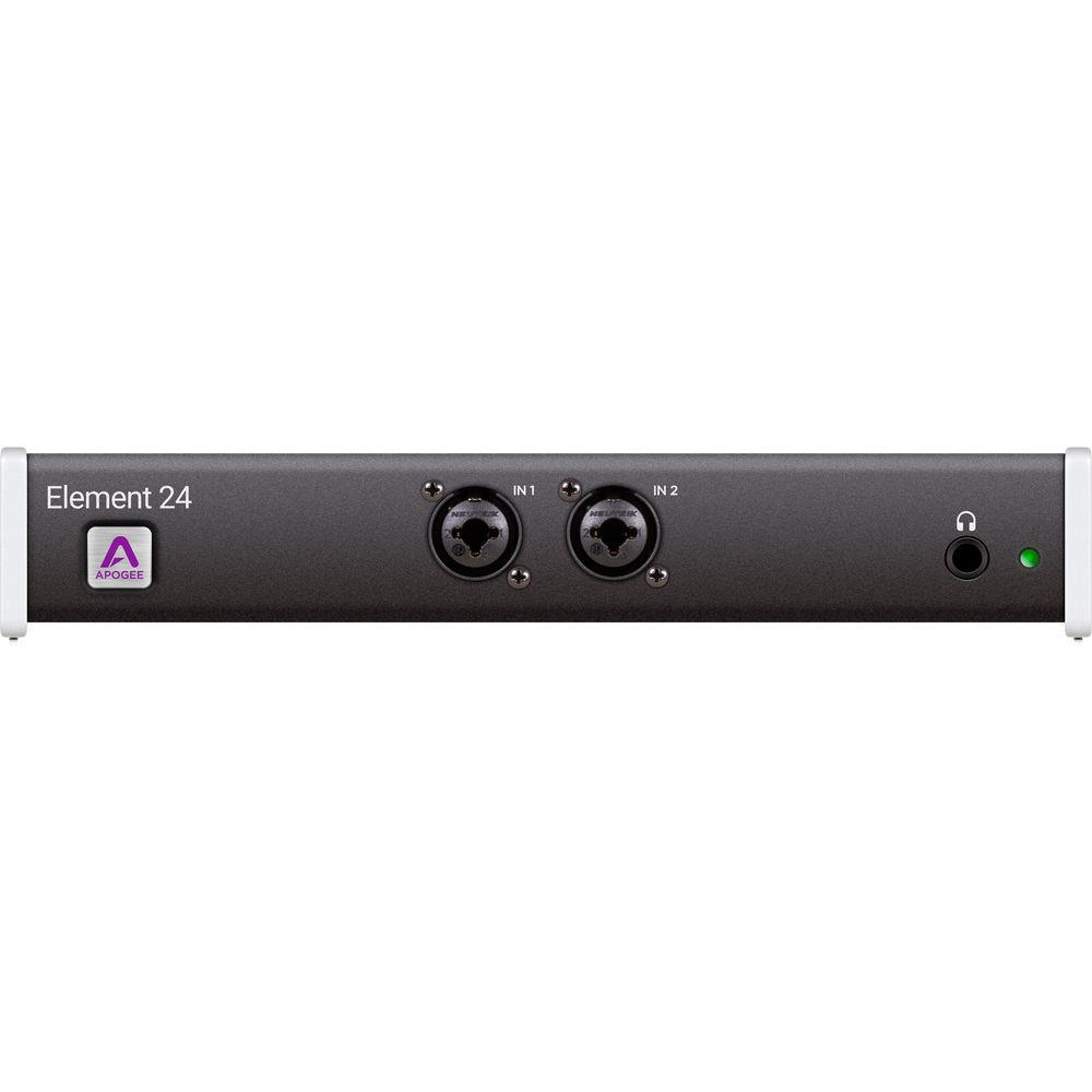 Apogee Electronics Element 24 10x12 Thunderbolt Audio I O Box for Mac