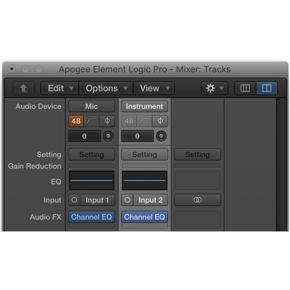 Apogee Electronics Element 24 10x12 Thunderbolt Audio I O Box for Mac