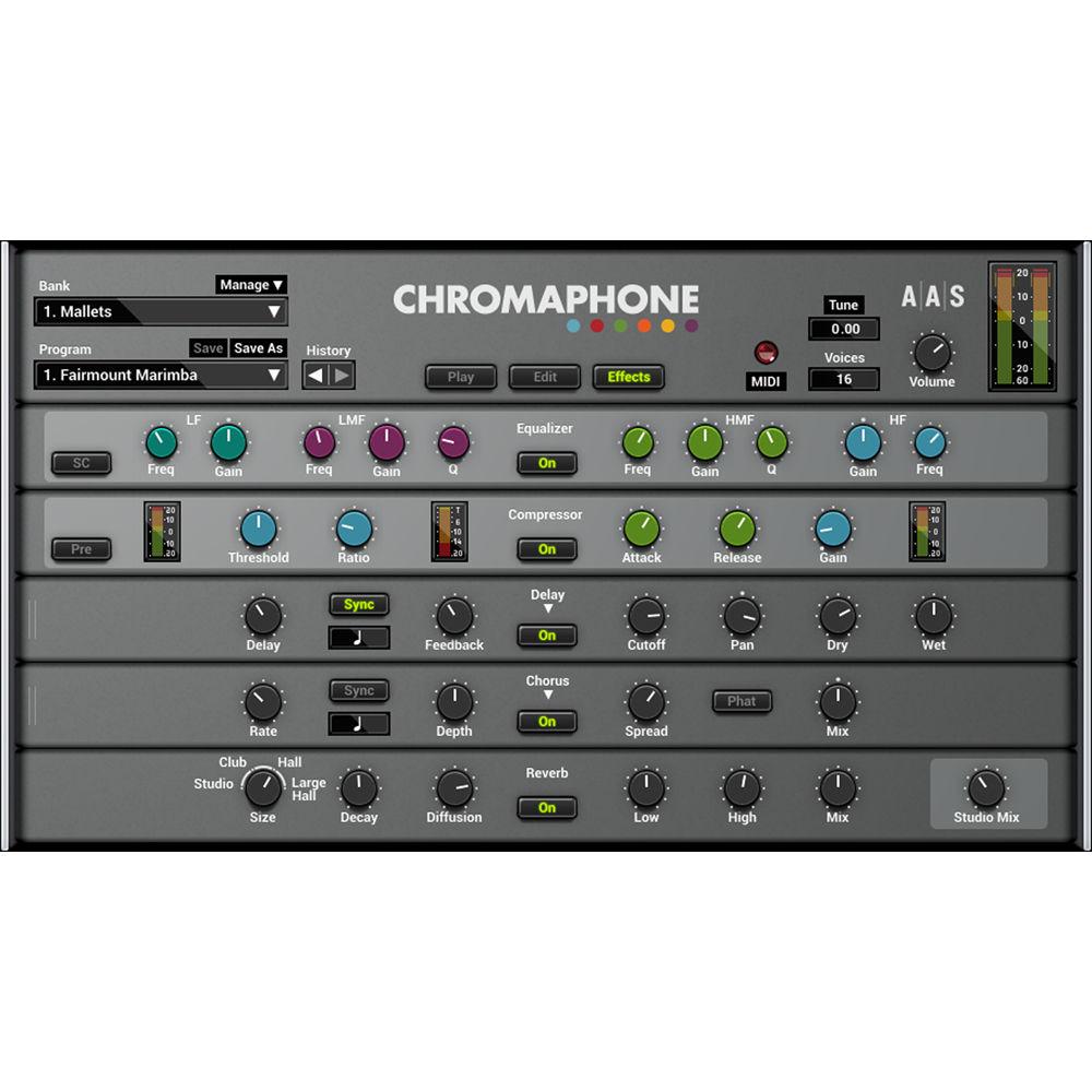 Applied Acoustics Systems Chromaphone 2 Packs - Acoustic Object Synthesizer Plug-In and Sound Banks Bundle