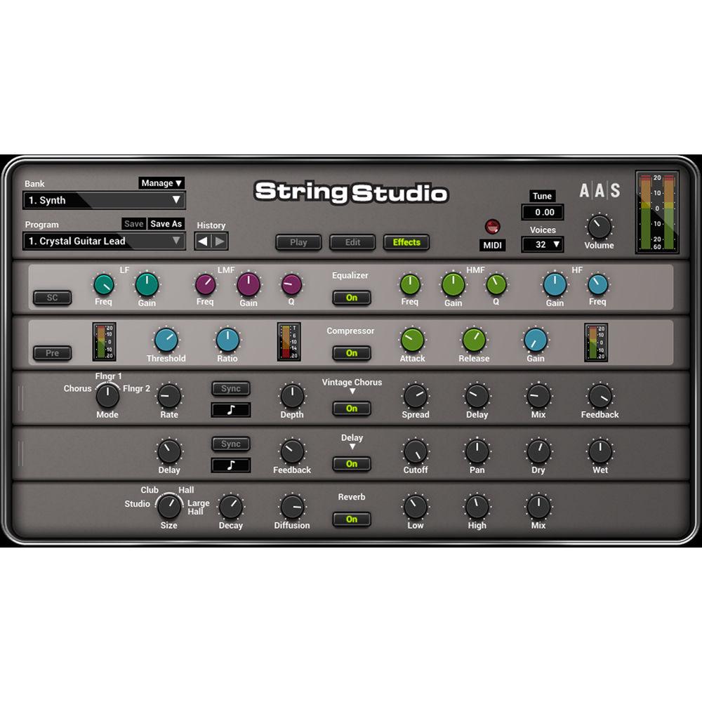 Applied Acoustics Systems String Studio VS-2 Packs String Modeling Synthesizer Plug-In and Sound Banks Bundle