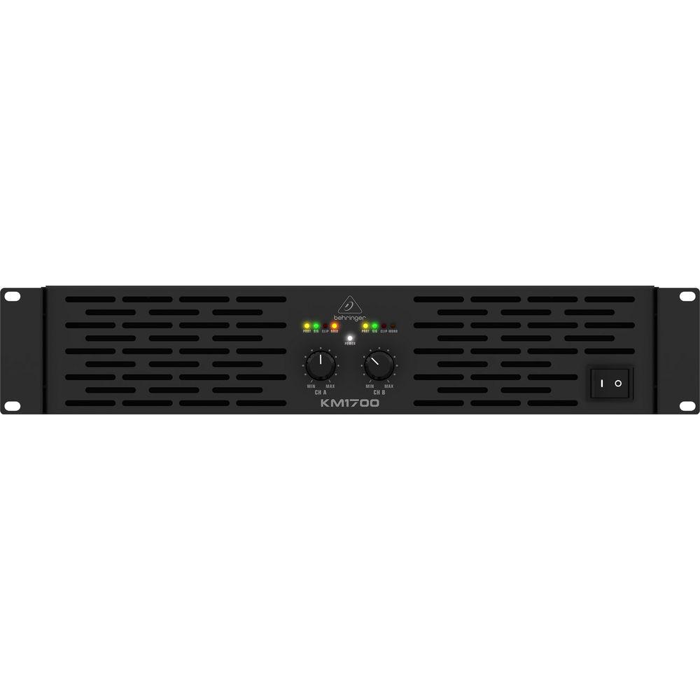 Behringer KM1700 Professional 1700W Stereo Power Amplifier