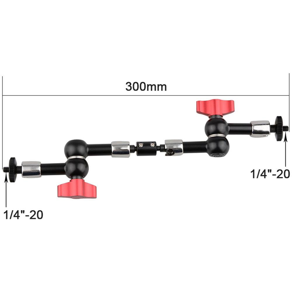 CAMVATE 360° Extension Arm with Dual Ball Heads & 1 4"-20 Screws