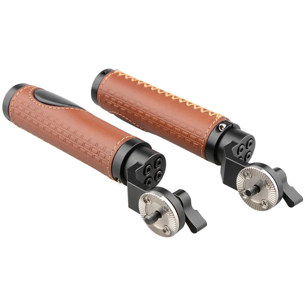 CAMVATE ARRI-Style Leather Rosette Handle Grip for DSLR Shoulder Rig