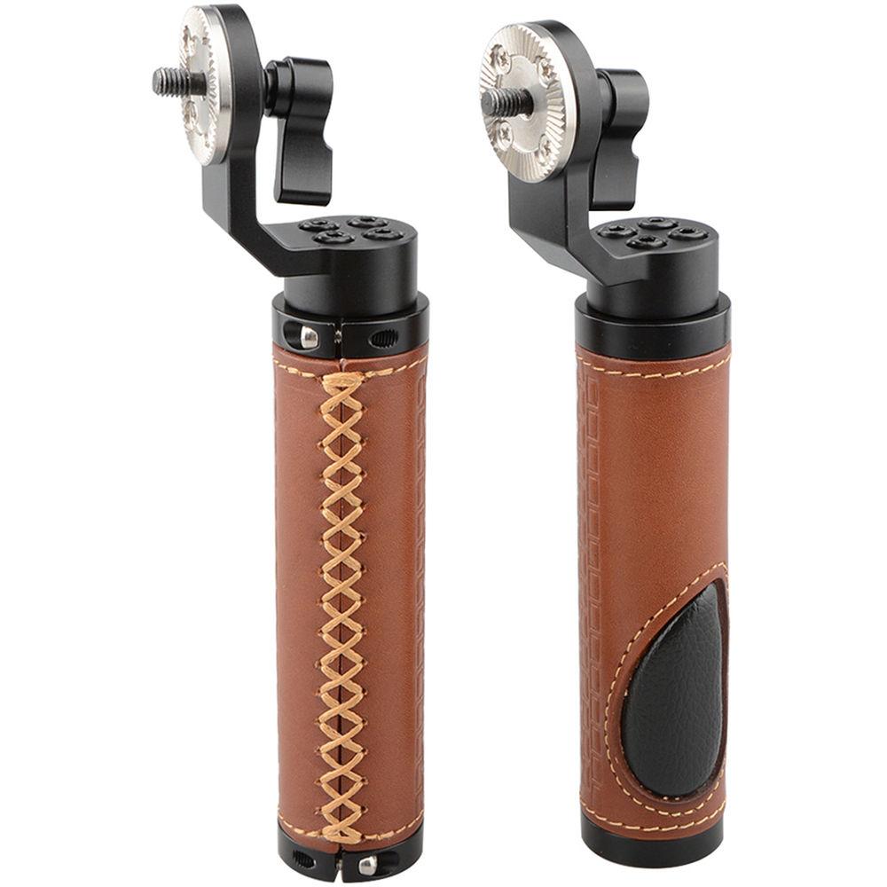 CAMVATE ARRI-Style Leather Rosette Handle Grip for DSLR Shoulder Rig