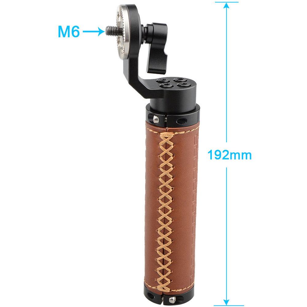 CAMVATE ARRI-Style Leather Rosette Handle Grip for DSLR Shoulder Rig