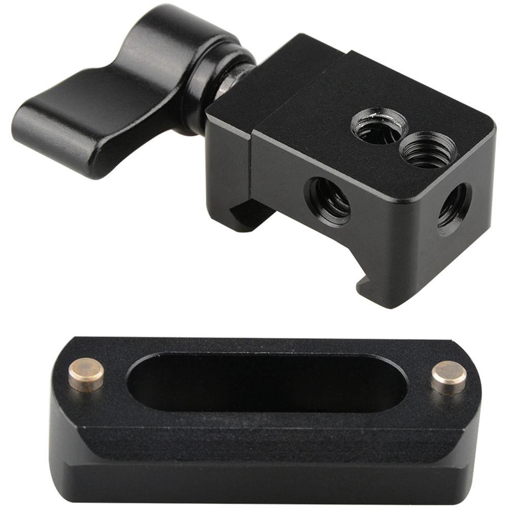 CAMVATE Swat Rail Clamp with Safety Rail