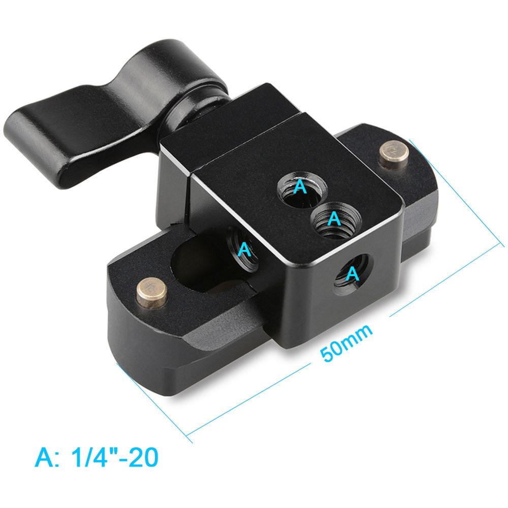 CAMVATE Swat Rail Clamp with Safety Rail