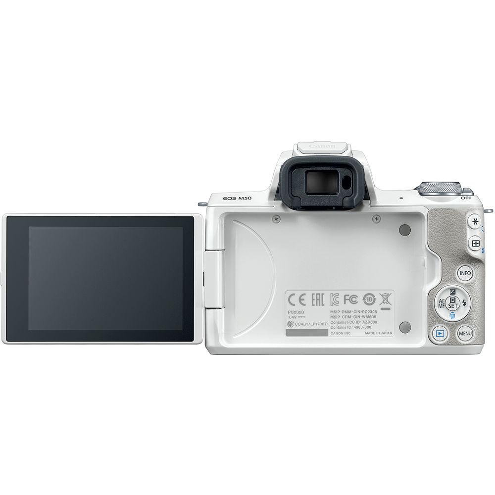 Canon EOS M50 Mirrorless Digital Camera with 15-45mm Lens