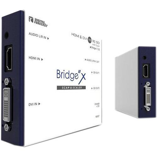 DIGITAL FORECAST Bridge X Series HDMI & DVI to 3G-SDI Converter with Scaler