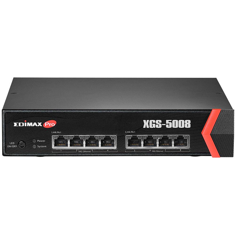 EDIMAX Technology XGS-5008 8-Port 10-Gigabit Ethernet Managed Switch