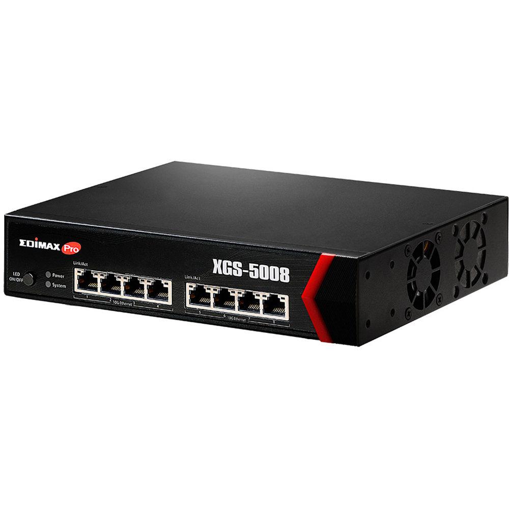 EDIMAX Technology XGS-5008 8-Port 10-Gigabit Ethernet Managed Switch