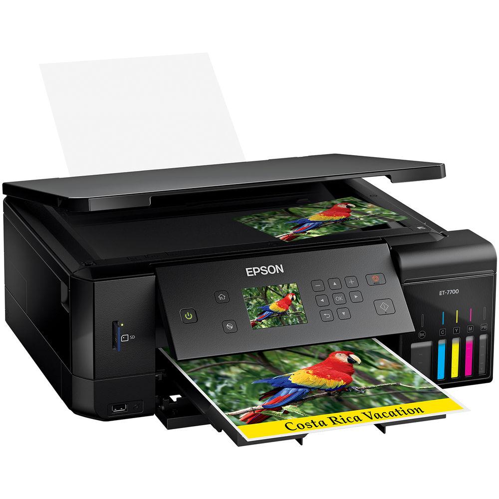 Epson Expression Premium ET-7700 EcoTank All-In-One Inkjet Printer