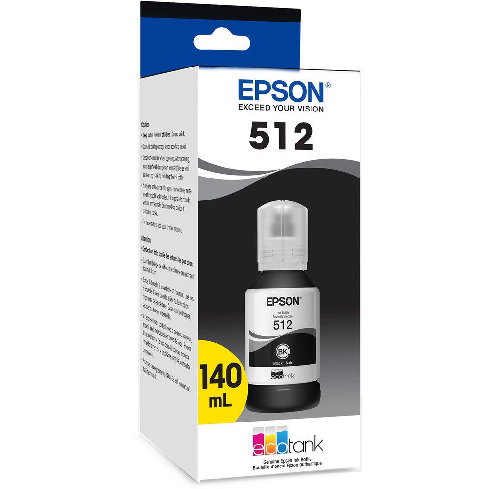 Epson T512 Black EcoTank Ink Bottle