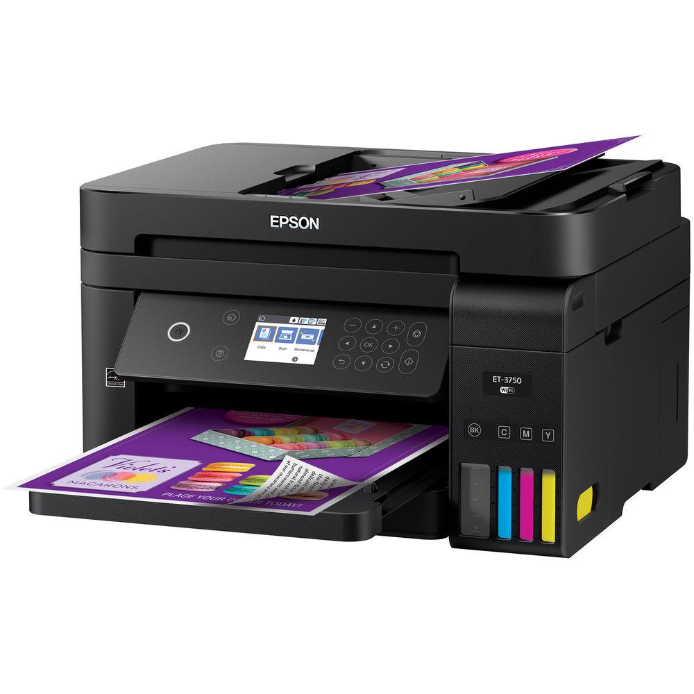 Epson WorkForce ET-3750 EcoTank All-In-One Inkjet Printer