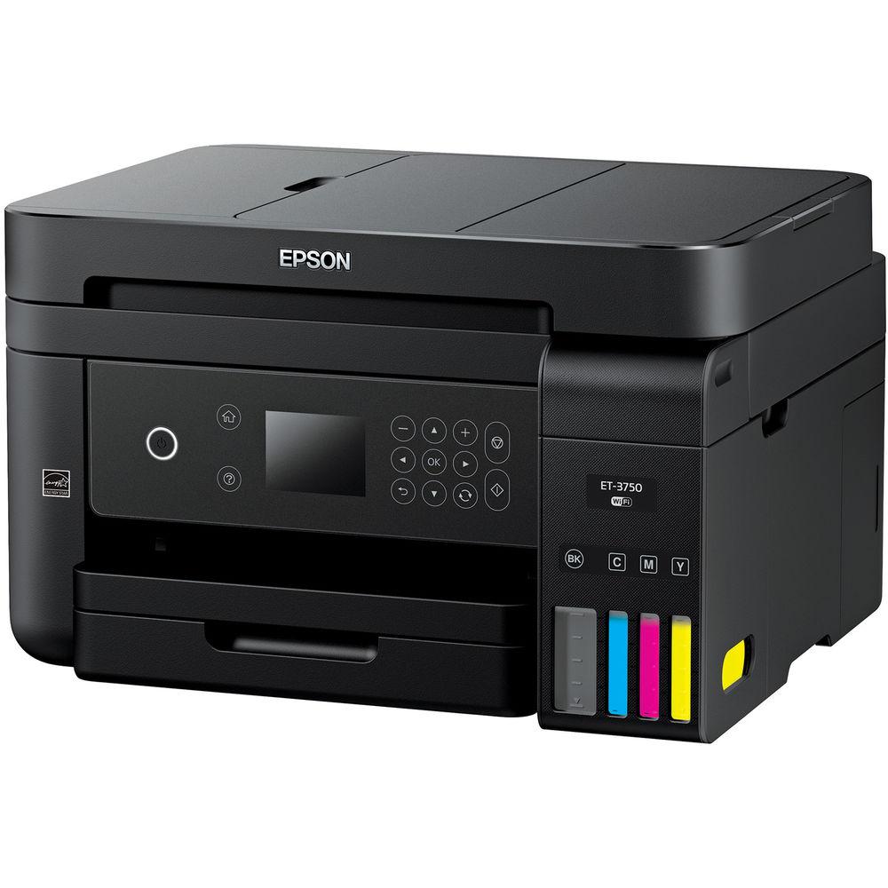 Epson WorkForce ET-3750 EcoTank All-In-One Inkjet Printer