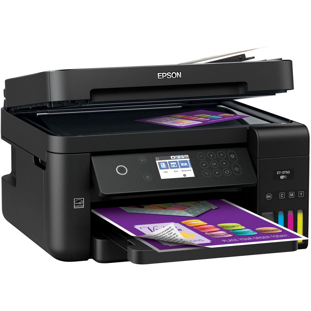 Epson WorkForce ET-3750 EcoTank All-In-One Inkjet Printer