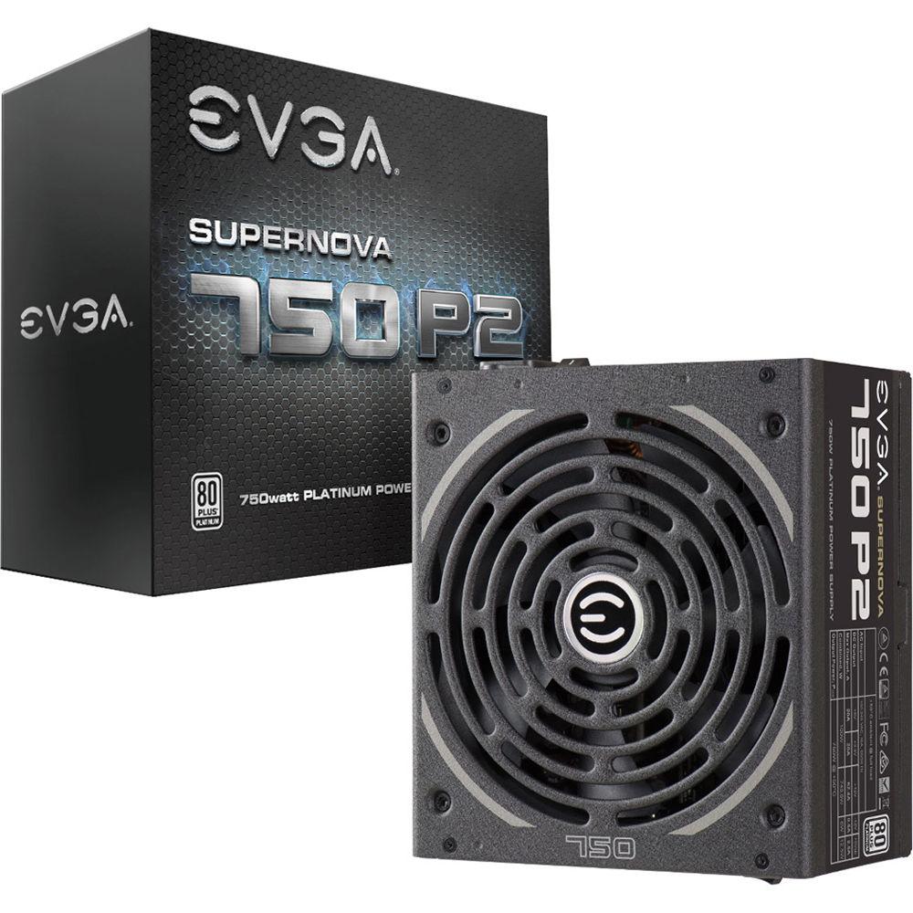 EVGA SuperNOVA 750 P2 750W 80 Plus Platinum Modular Power Supply