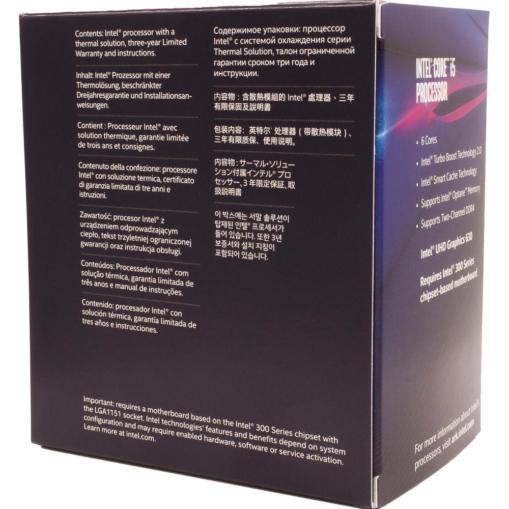 Intel Core i5-8500 3.0 GHz Six-Core LGA 1151 Processor