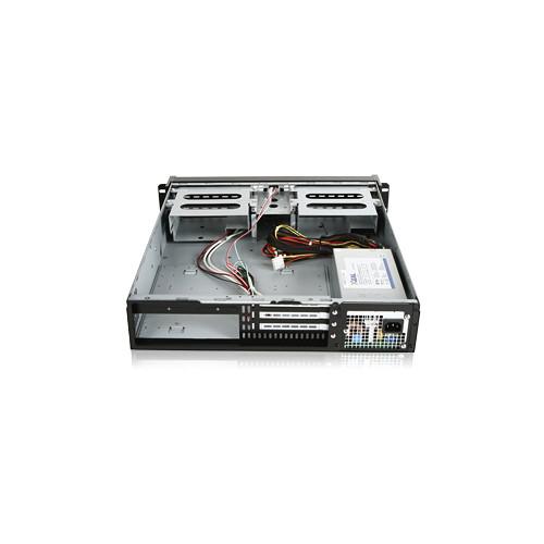 iStarUSA 2 RU Chassis with 350W Power Supply & 24" Rail