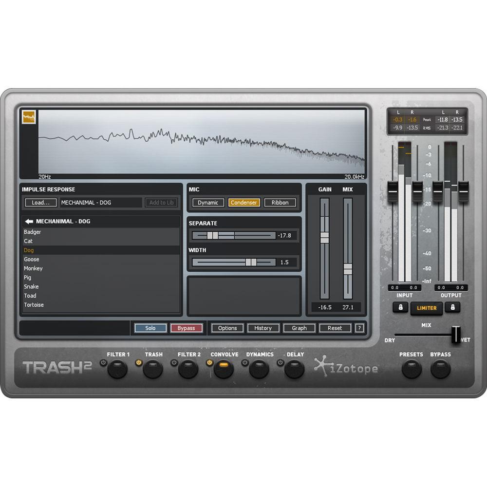 iZotope Trash 2 Upgrade - Distortion Software