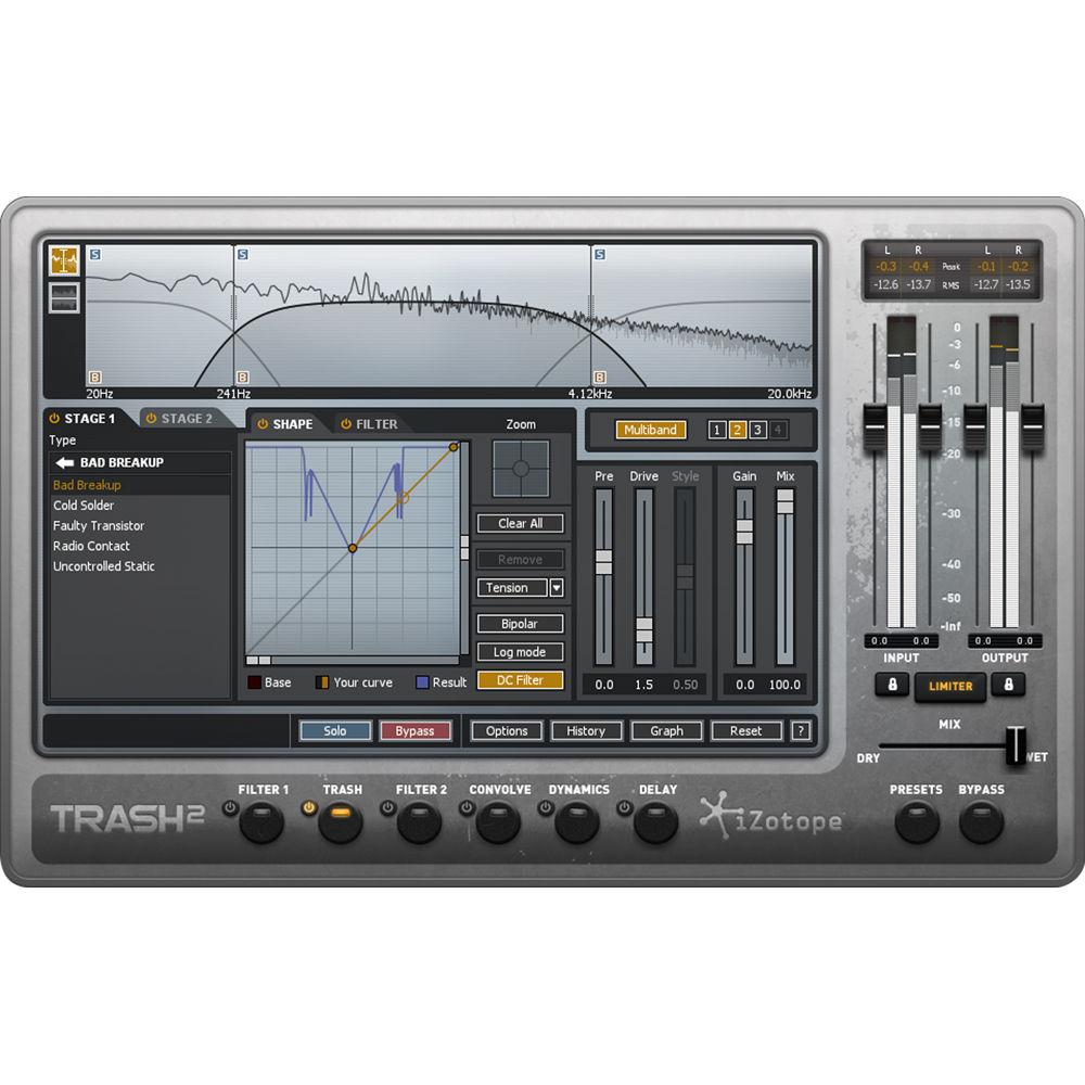 iZotope Trash 2 Upgrade - Distortion Software