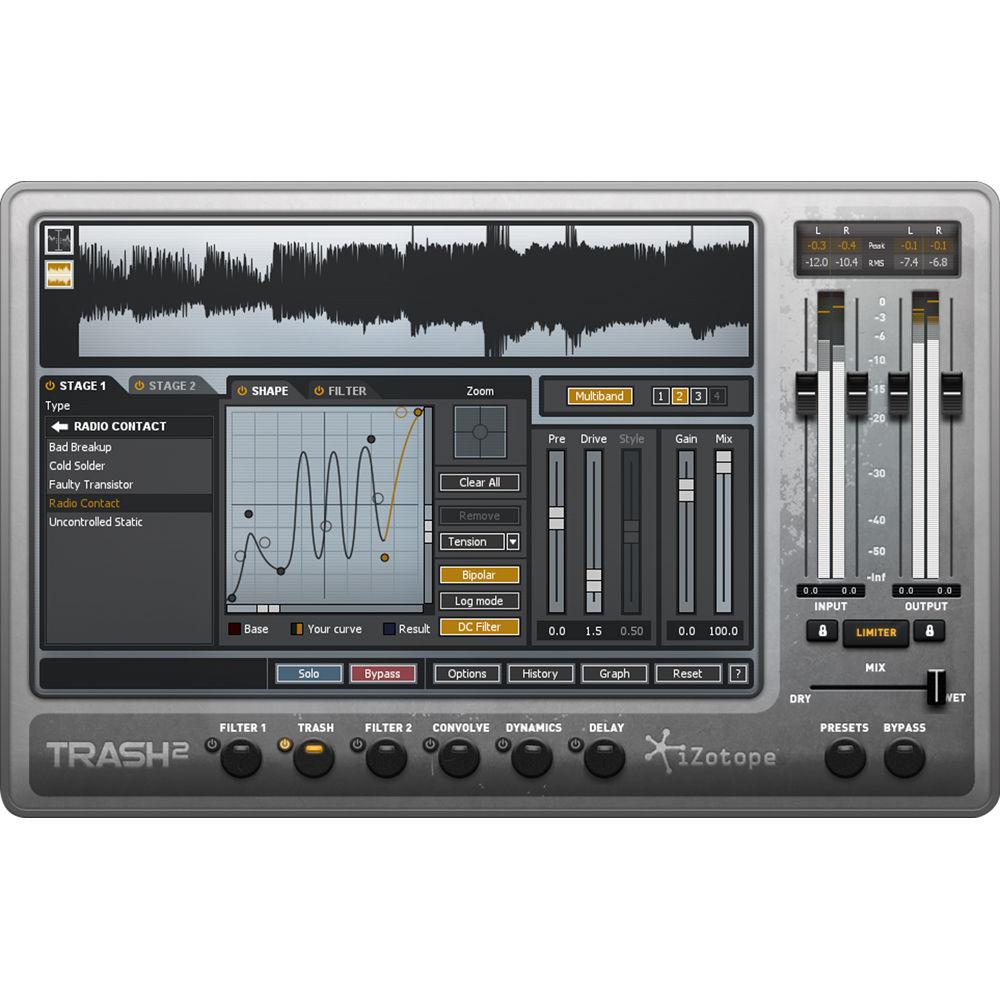 iZotope Trash 2 Upgrade - Distortion Software