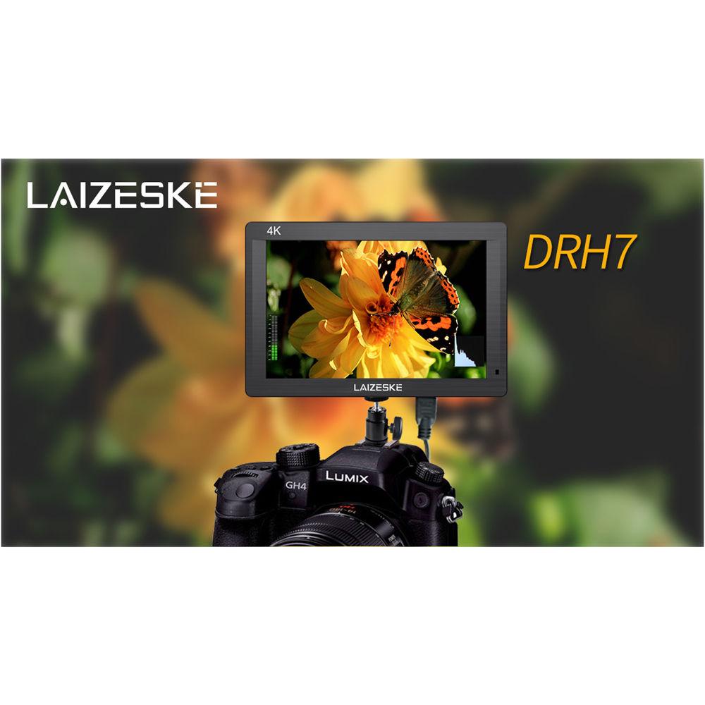 Laizeske 7" 4K HDMI On-Camera IPS Monitor