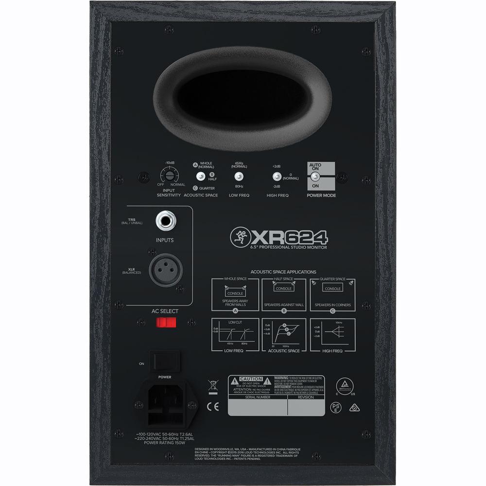 Mackie XR624 - 160W 6.5" Two-Way Active Professional Studio Monitor