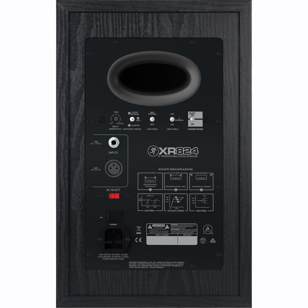 Mackie XR824 - 160W 8" Two-Way Active Professional Studio Monitor