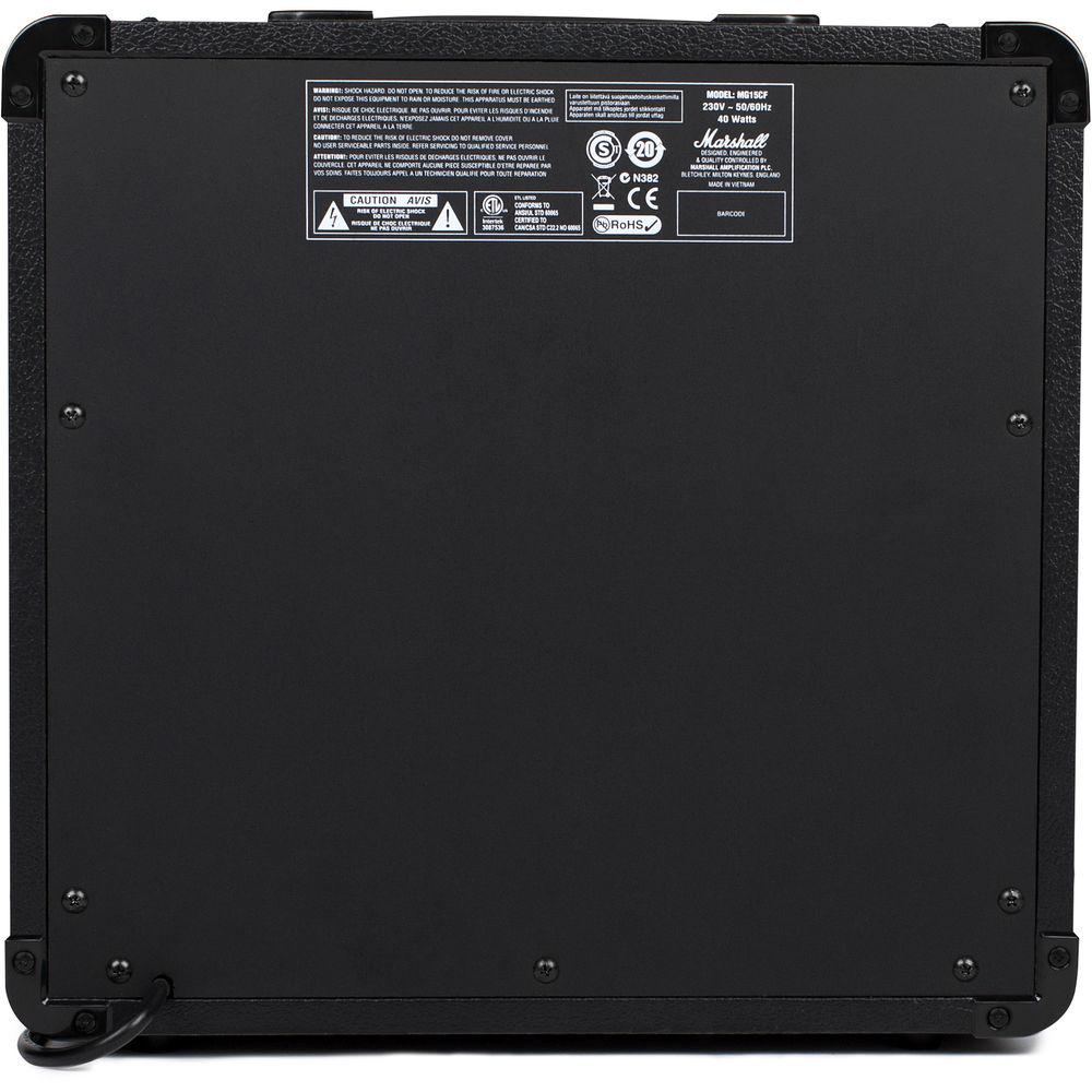 Marshall Amplification MG15GFX 4-Channel Solid-State Combo Amplifier with Presets and FX