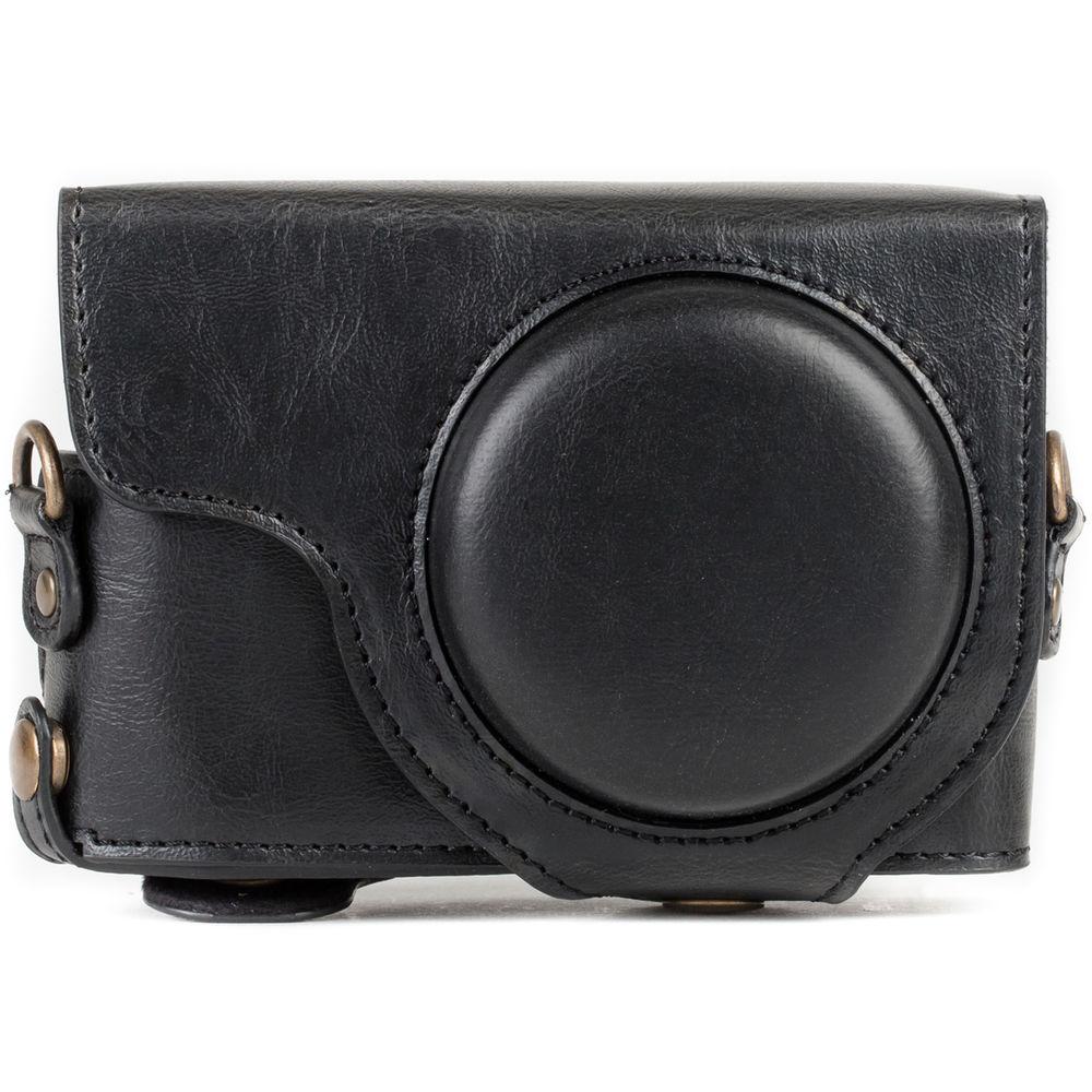 MegaGear Ever Ready Leather Camera Case for Panasonic LUMIX DC-ZS70 or DC-TZ90