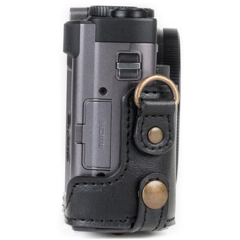 MegaGear Ever Ready Leather Camera Case for Panasonic LUMIX DC-ZS70 or DC-TZ90
