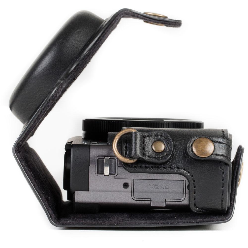 MegaGear Ever Ready Leather Camera Case for Panasonic LUMIX DC-ZS70 or DC-TZ90