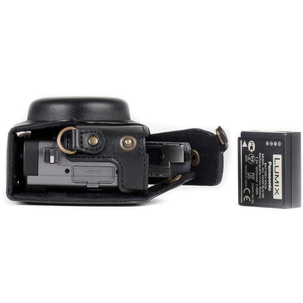 MegaGear Ever Ready Leather Camera Case for Panasonic LUMIX DC-ZS70 or DC-TZ90