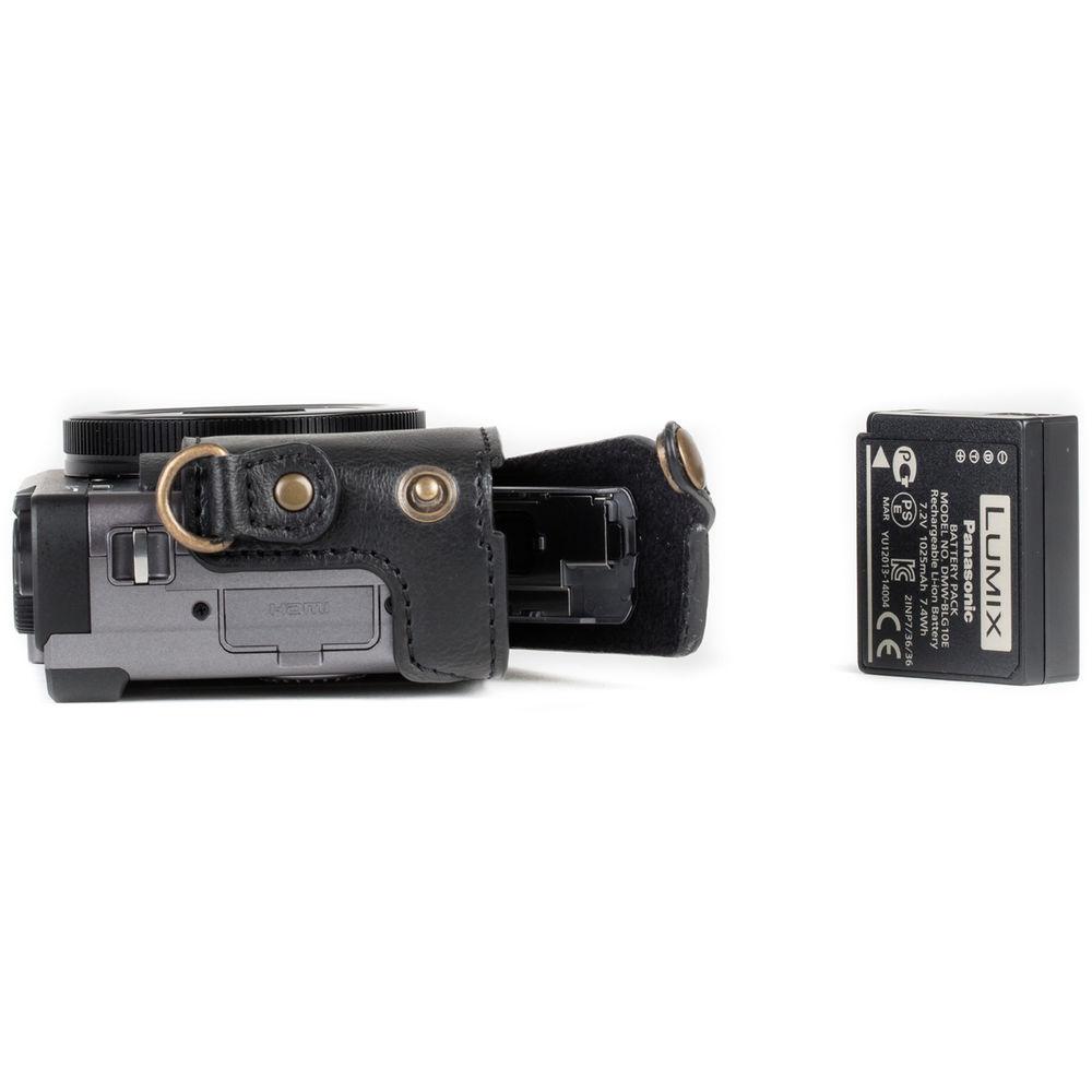 MegaGear Ever Ready Leather Camera Case for Panasonic LUMIX DC-ZS70 or DC-TZ90