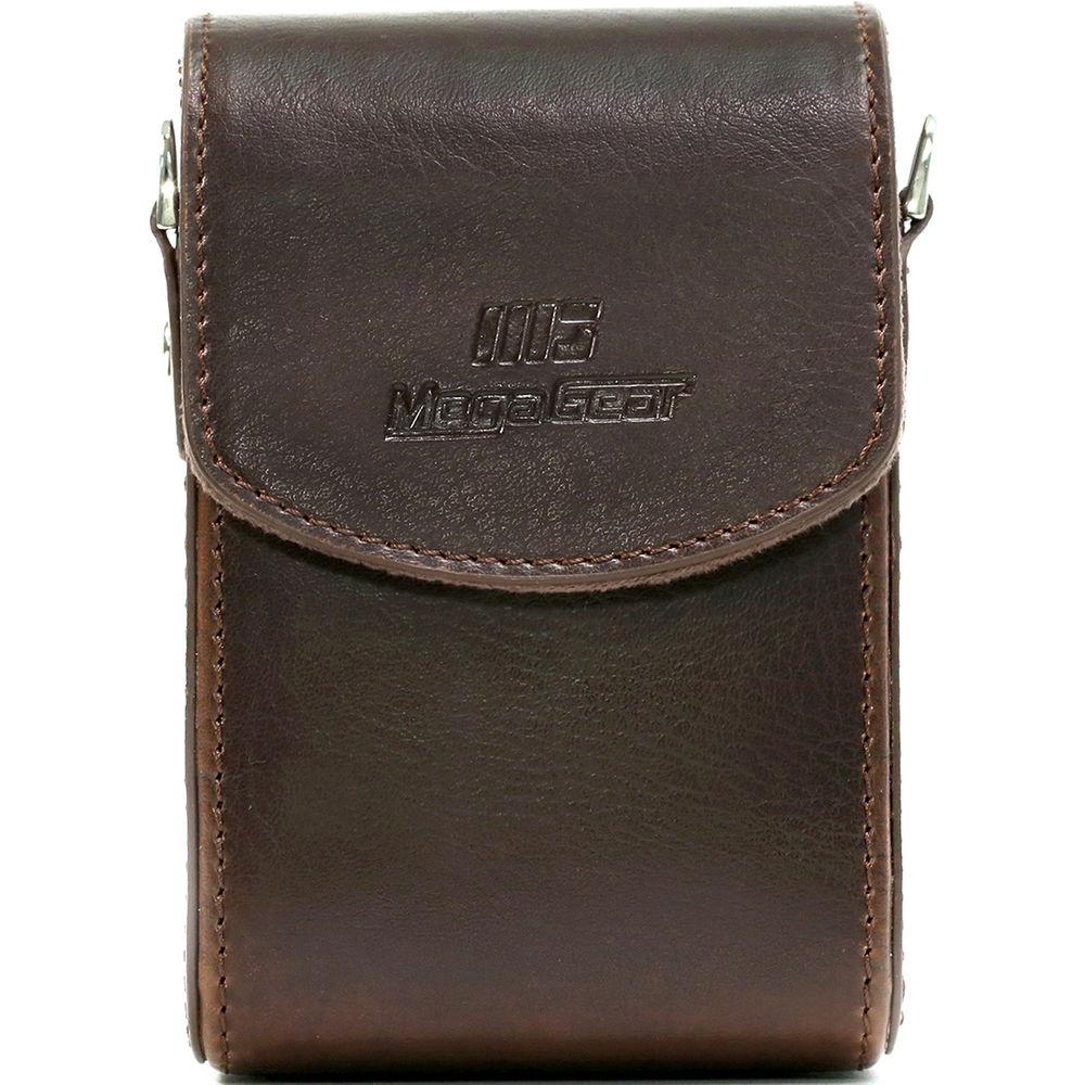 MegaGear Protective Leather Camera Case for PowerShotS120, COOLPIX P340, L28, Lumix ZS50, TZ70, ZS45, TZ57, Select Cyber-Shot