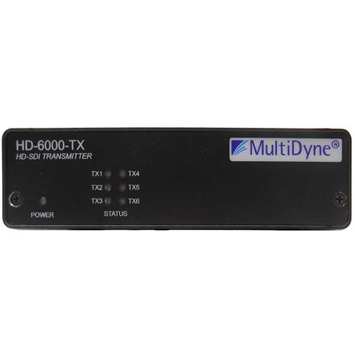 MultiDyne Portable Six-Channel 3G-SDI Transmitter over Single-Mode Fiber